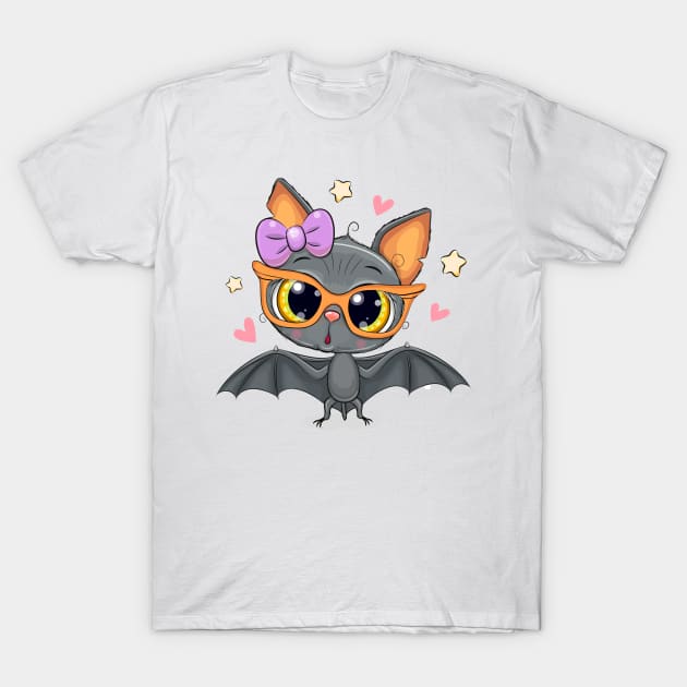 Cute Bat T-Shirt by Reginast777